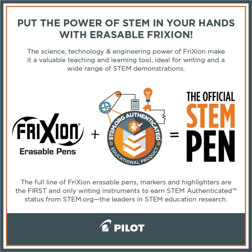 PILOT FriXion Gel Ink Refills for Erasable Pens, Fine Point, Black Ink, 2-Pack (77320)