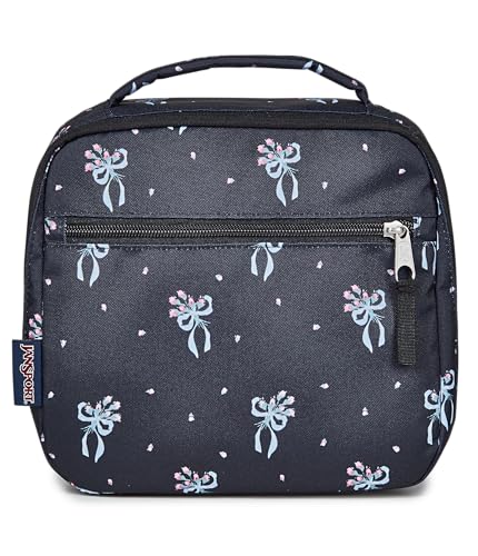 JanSport Lunch Break Insulated Cooler Bag - Leakproof Picnic Tote, Pastel Petals - color: Pastel Petals Black/Blue/Pink/Green