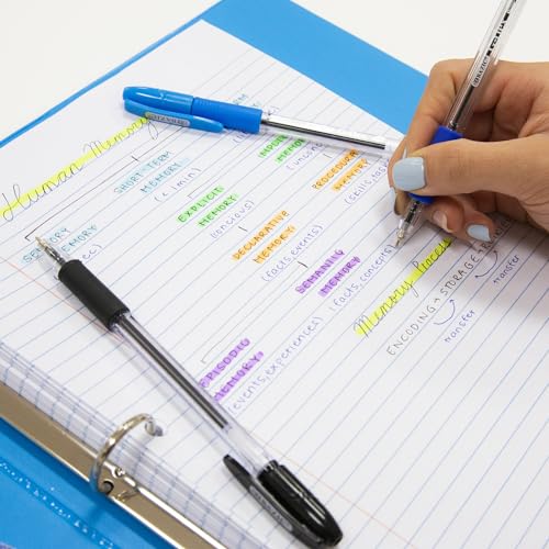 BAZIC Products College-Ruled Filler Paper, 100 Sheets, 2-Pack | 10.5 x 8 in, 3-hole punched, fit 3-ring binders, notes and homework - color: College Ruled (100 Sheets), size: 2-Pack