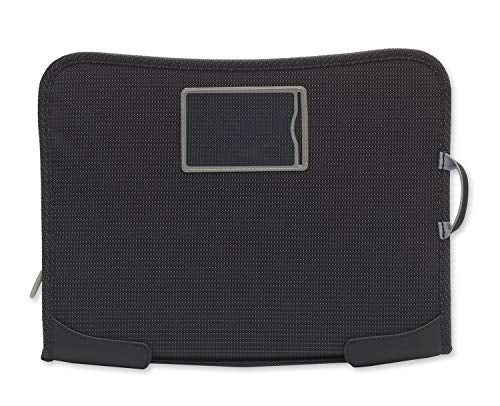 Brenthaven Tred Zip Folio Work-in Case Fits 13 inch Laptops, MacBooks and Chromebooks - Durable, Lightweight, and Secure Protection for College, Office, Business or Personal Use - Black