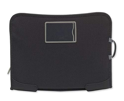 Brenthaven Tred Zip Folio Work-in Case Fits 13 inch Laptops, MacBooks and Chromebooks - Durable, Lightweight, and Secure Protection for College, Office, Business or Personal Use - Black