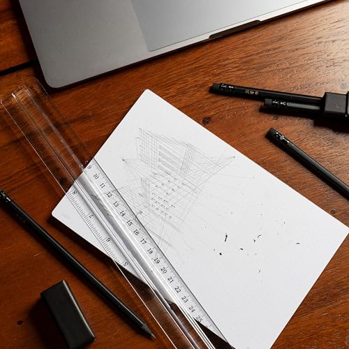 Notsu Dot Grid Desk Notepad, 2 Pack | Tear-Off Landscape Note Pad for Desk, Doubles as Mousepad | Premium Thick Dotted Paper, 50 Sheets, 5.5" x 8.5" - size: 5.5" x 8.5", style: Dot Grid