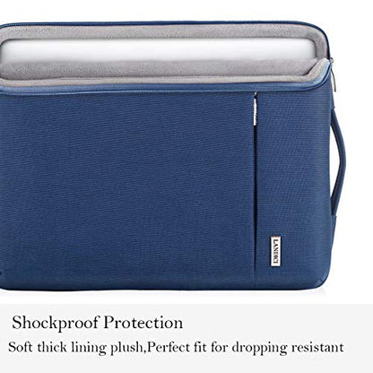 LANDICI 360° Protective Laptop Sleeve 13-14 Inch, Computer Bag Carrying Case for MacBook Air 13 M1/M2, MacBook Pro 13/14, Chromebook 14, Slim, Shockproof, Waterproof, Blue - color: Blue, size: 13-14 Inch