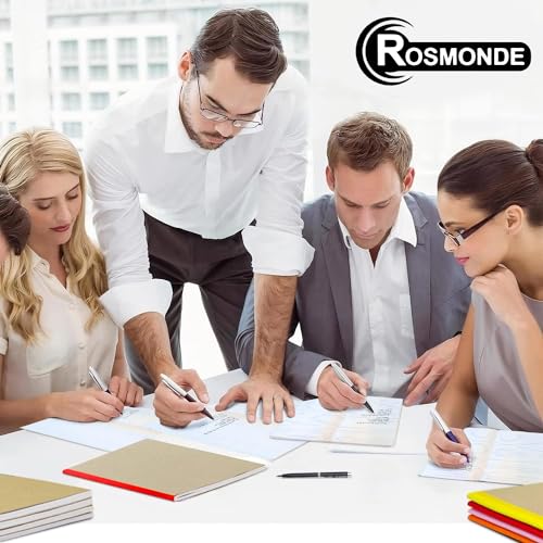 Rosmonde Bulk Kraft Journals, A5, 50 Pack, College Ruled, 60 Sheets | Bulk Composition Notebooks Lined, College Ruled, 8 x 5.7, 120 Pages, No-Bleed Paper, Kraft Composition Notebook for School - size: 50 Bulk Value Pack, style: Kraft Cover