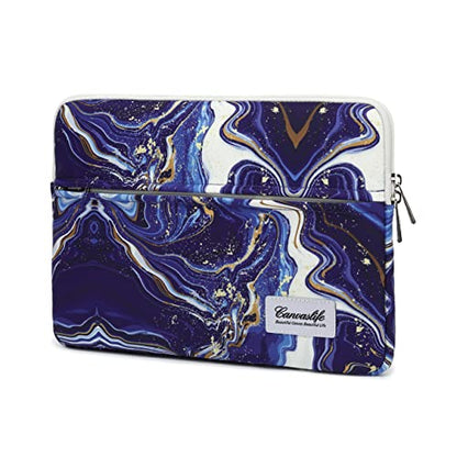 Canvaslife Blue Marble Patten Laptop Sleeve 14 inch 14.0 inch Laptop case Bag - color: Blue Marble, size: 14 inch / 14.0 inch