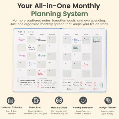 Hourly Planner & Appointment Book (8.5” x 11”) - Premium Hourly Planner with Daily Schedule & 30-Minute Time Slots for Better Time Management by PRODUCTIVITY STORE (A4, Blue) - color: Blue