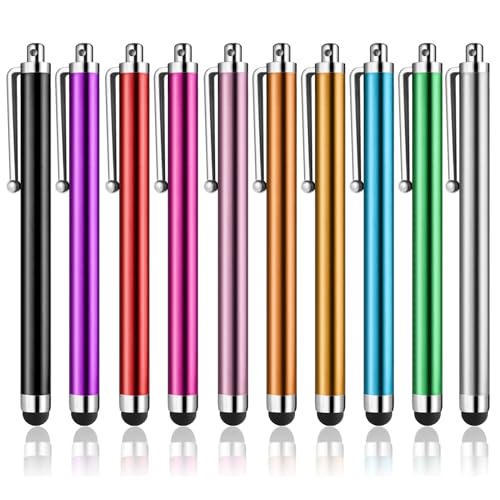 Stylus Pens for Touch Screens, AGREJO High Precision Universal Stylus for iPad iPhone Tablets Samsung Galaxy All Capacitive Touch Screens (10-Pack) - color: 10-Pack