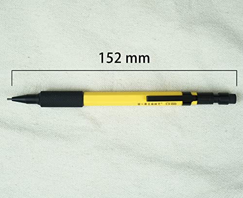U-RIGHT 1.3 mm Mechanical Pencil Yellow Weatherproof - color: Yellow