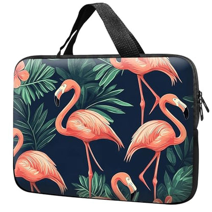 Laptop Sleeve with Handle 17 Inch, Waterproof Laptop Case Bag, Flamingo Pattern Design Computer Sleeve Compatible with MacBook Air, Pro, HP, Dell, Lenovo, ASUS - color: Flamingo, size: 17inch(16-17.3")