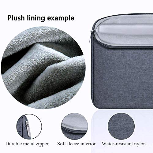 Voova Laptop Sleeve Carrying Case 15.6 16 Inch,Slim Computer Cover Bag Compatible with MacBook Pro 15/16, Dell xps 15,15-16 Inch HP Dell Asus Acer Laptop, Dark Grey - color: Dark Grey, size: 15.6-16 Inch