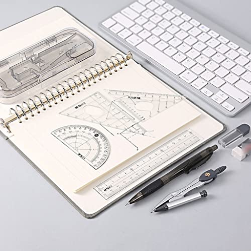 Mathematical Geometry Set Geometry Precision Tools Math Geometry Kit Metal Compass Student Circle Drawing Tools & Storage Box Math Supplies Ruler Compass Set