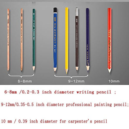 Pencil Sharpener Battery Operated Electric Pencil Sharpener Silver Pencils Sharpener Automatic Pencil Cutter for Kids Adults Artists Office Pencil Sharpeners (Batteries not included) - color: Silver