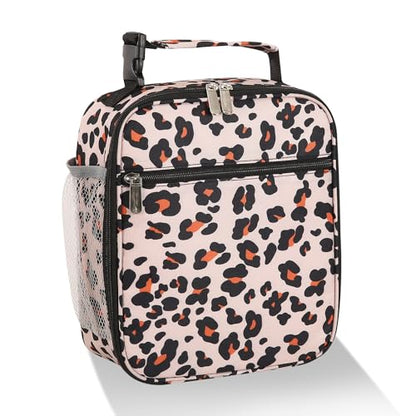 Lovoeo Lunch box Lunch bag for men women Insulated Lunchbox Lunch bags for Work Picnic Travel (Leopard) - color: Leopard