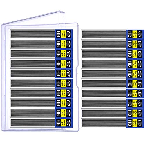 0.7mm Lead Refills, Morepack 0.7 Lead Refills for Mechanical Pencil,480 Pieces