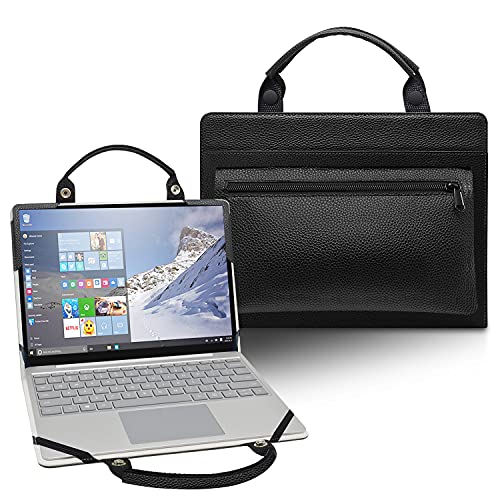 Protective Case+Portable Bag for 13.3" Samsung Galaxy Book S/Galaxy Book Ion 13 NP930XCJ/Galaxy Book Flex α 13 NP730QCJ/Galaxy Book Flex 2 Alpha 13 NP730QDA[Not fit Galaxy Book Flex 13 NP930QCG],Black - color: Black, size: 12.03 in X 7.95 in X 0.47 in