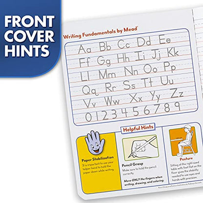 Mead Primary Composition Book, Primary Ruled Journal, Grades K-2, 7-1/2" x 9-3/4", 100 Sheets, Blue Marble (09902) - size: 1 Pack, style: Grades K-2