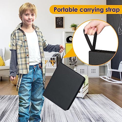 900 Pockets Card Binder, Trading Card Album Display Holder, PU Cover Zip Binder for Cards, Durable Card Holder Album for TCG Game Cards And Sports Cards - color: Black
