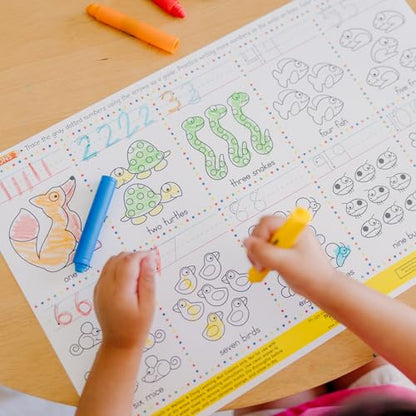 Melissa & Doug Learning Mat Crayons - 5 Colors - size: 1 Count (Pack of 1)