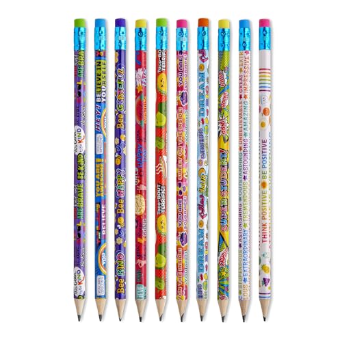 Cra-Z-Art Classroom Reward Pencils Classpack 250 Count Featuring 10 Unique Designs