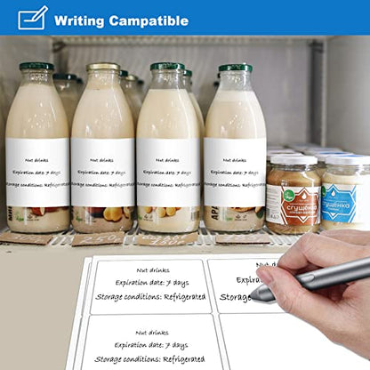 BESTEASY 3 1/3" x 4" Labels Shipping Labels for Laser Inkjet Printers, 6 Up Self Adhesive FBA Address Labels, White Matte Mailing Label Stickers (100 Sheets, 600 Labels) - size: 100 sheets, style: 6 up-3-1/3" x 4"