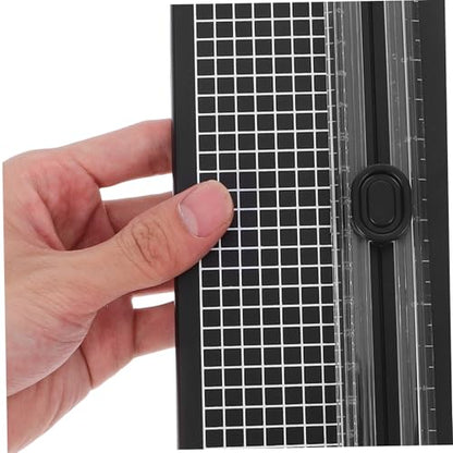 TEHAUX Portable Paper Cutter for Scrapbooking Manual Photos Trimmer Side Ruler Elegant Design for Crafting Office and Home Use Convenient and Simple to Operate