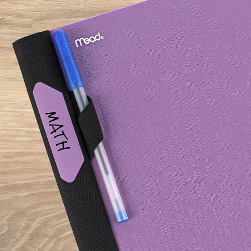 Five Star Advance Spiral Notebook + Study App, 3 Subject, College Ruled Paper, 8-1/2" x 11", 150 Sheets, Spiral Guard, Movable Tabbed Dividers, Amethyst Purple (820060G) - color: Amethyst Purple, size: Pack of 1