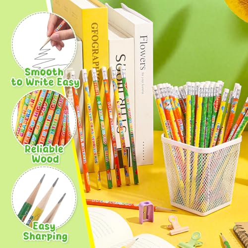 Tenceur Third Grade Pencils, 48 Pcs 3rd Graders Pencils with Erasers, 3 Motivational Designs, Welcome to Third Grade Student Gifts from Teacher, Classroom Rewards Back to School Supplies - color: 3rd Graders