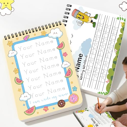 Personalized Name Tracing Worksheets Custom Handwriting Practice Sheet A4 Size Paper Learning for Preschool Boys Girls