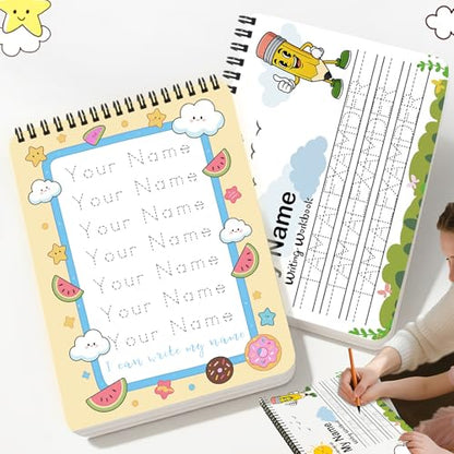 Personalized Name Tracing Worksheets Custom Handwriting Practice Sheet A4 Size Paper Learning for Preschool Boys Girls