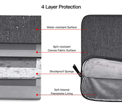 Tablet Sleeve for 11 Inch iPad A16 /iPad Air M3 M2/ Pro M5, 10.9 inch iPad 10th/ Air 5, Galaxy Tab A8 10.5" Protective Bag, Space Grey - color: Space Grey, size: 9-11 Inch