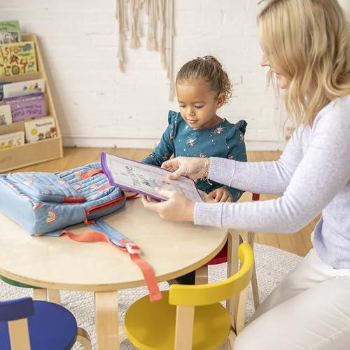 ECR4Kids 2-Pocket Parent-Teacher Classroom Communication Folder, School Supplies, Bright Purple, 36-Piece - color: Purple