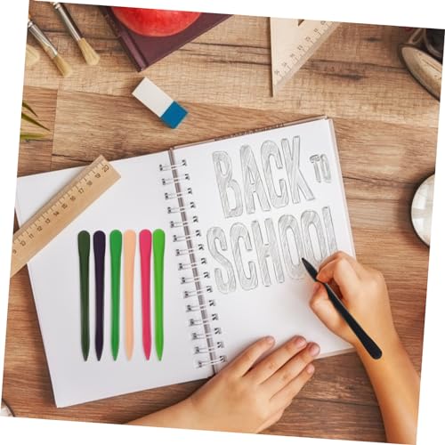HOMSFOU 36-piece Pack Jumbo Washable Crayons Bulk Twistables for Boys and Girls Safe Painting Crayon Set Portable Drawing Accessory