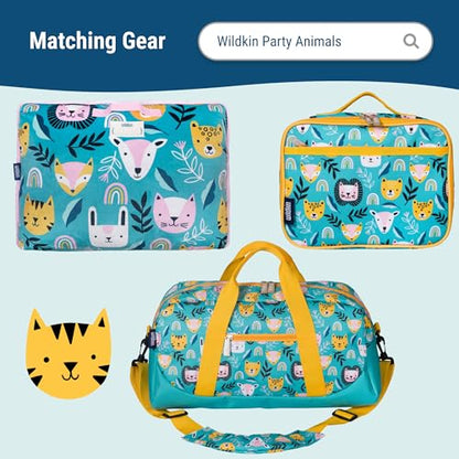 Wildkin 12 Inch Toddler Backpack for Kids, Party Animals | Ages 3-7, lightweight toddler backpack for daycare, preschool, and travel - color: Party Animals