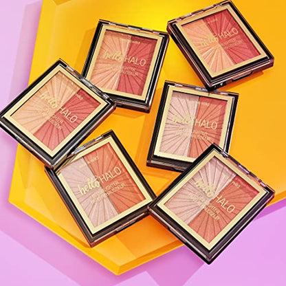 wet n wild MegaGlo Blushlighter, Blendable Blush & Highlighter Set, Shimmery Metallic Finish, I Met Someone - color: 1- I Met Someone