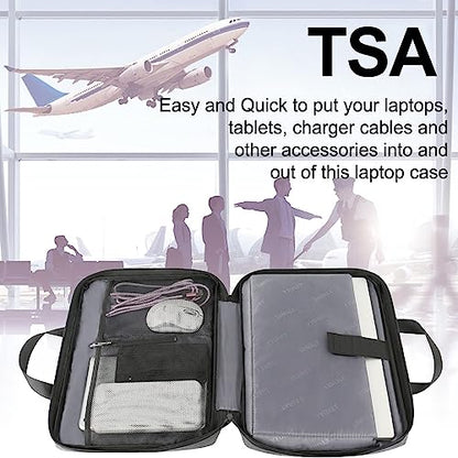 Ytonet Laptop Sleeve Case 16 Inch, Slim Laptop Cover with Handle | Protective Computer Carrying Case Compatible with MacBook Pro HP Dell Lenovo Asus Notebooks,TSA Laptop case, Grey - color: Light Gray, size: 16 inch