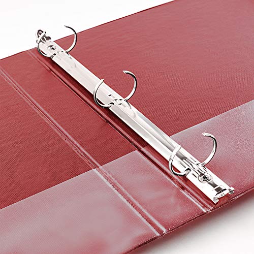 Avery Standard 3 Ring Binder, 1" Round Rings, 175-Sheet Capacity, 1.4 Inch Wide Spine, 1 Red Binder, Ideal for Lightweight Organization and Occasional Referencing (03310) - style: 1 Pack