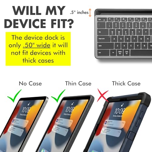 X9 Wireless Keyboard with Phone Holder - Full Size Bluetooth Keyboard with Number Pad, Backlit Wireless Keyboard, Multi-Device for iPad, Tablet, PC, Mac, iPhone, Android - Gray - color: Gray