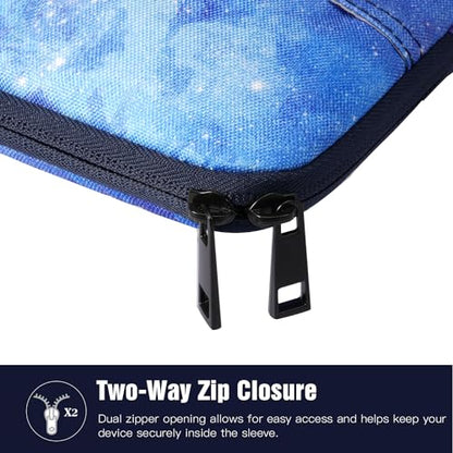 TiMOVO 9-11" Tablet Sleeve Bag, Blue Starry Sky | Fit iPad 11" A16 2025 / 10.9"/10.2" / Air 11" 5/4 Gen / Galaxy Tab A9+/A11Plus 11", Fit Smart Keyboard - color: Blue Starry Sky, size: 9-11 Inch