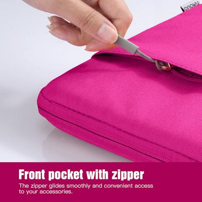TiMOVO 9-11" Tablet Sleeve Bag, Plum | Fit iPad 11" A16 2025 / 10.9"/10.2" / Air 11" 5/4 Gen / Galaxy Tab A9+/A11Plus 11", Fit Smart Keyboard - color: Fuchsia, size: 9-11 Inch