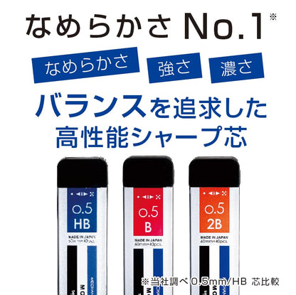 Tombow R5-MGHB72-5P Sharp Lead MONO Monograph MG 0.5mm HB Gray