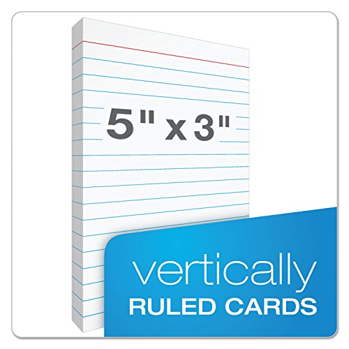 Oxford At-Hand Note Card Case, 3" x 5" Size, Black, Includes 25 Ruled Index Cards (63519) - color: Black
