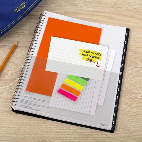 Five Star Planner 2026-2027 Weekly & Monthly Academic 12-Month July-June Advance Student Planner + Study App, 8-1/2" x 11", Black (CAW65905) - color: Black, size: Letter (8.5 x 11 inches), style: 2026-2027