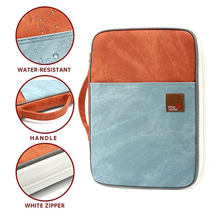 mygreen Universal Travel Gear Organizer/Electronics Accessories Bag/Document File Bag - color: Grey and Light Blue