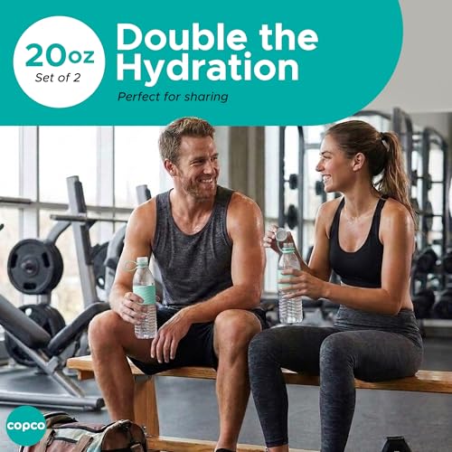 Copco Hydra Water Bottle 20 Oz - Robins Egg Blue, Set of 2 - color: Robins Egg Blue