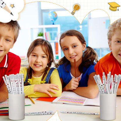 Tenceur 24 Pcs 2nd Graders Pencils Bulk Motivational Pencils with Erasers Inspirational Pencil with Back to School Supplies for Kids Student Teacher Classroom Reward - style: 2nd Graders