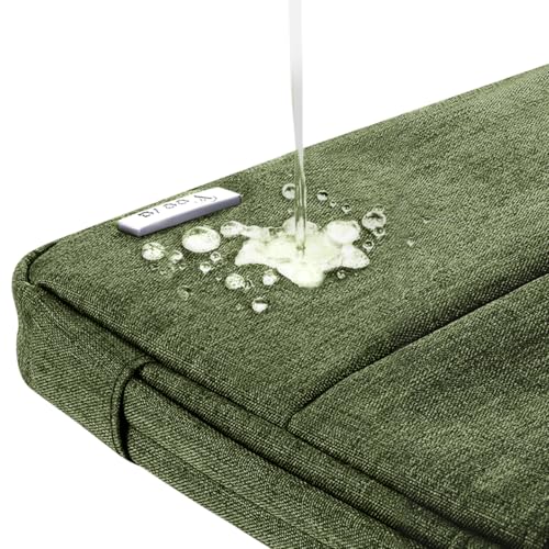 Voova Laptop Sleeve Carrying Case 13 13.6 Inch Compatible with MacBook Air 13 M1/M2/M3/M4, MacBook Pro 13/14, IPad Pro 13, Waterproof Slim Computer Cover Bag, Army Green - color: Army Green, size: 12.6-13.6 Inch