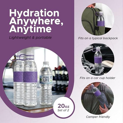 Copco – Hydra Hydra Water Bottle – 20 oz - Purple, Set of 2 - color: Purple