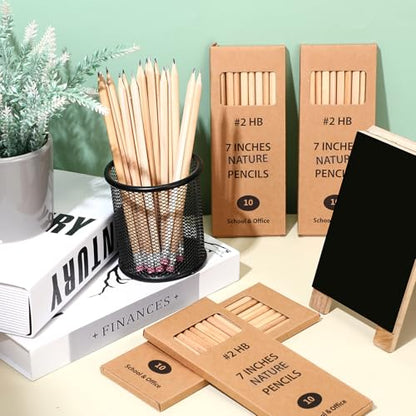 Geyoga 50 Boxes Woodcased Classroom #2 HB Pencils with Erasers 500 Count Pre-sharpened Number 2 Pencils for School Teacher Office Supplies, Writing, Drawing and Sketching Back to School Gifts (Wood) - color: Wood