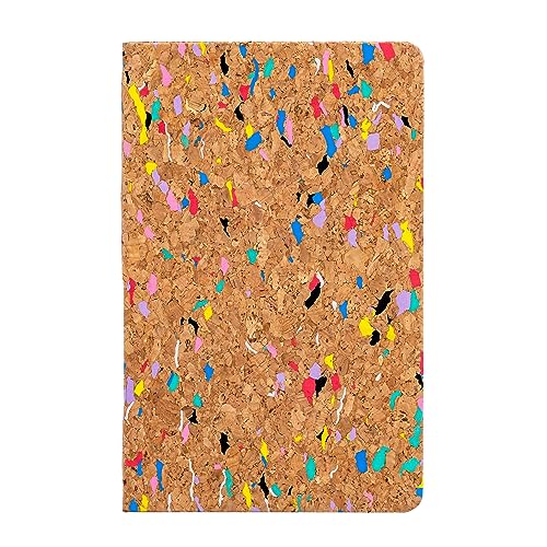 Pukka Pad, Pukka Planet Cork A5 Soft Cover Journal – Casebound Cork Cover Notebook with 160 Pages, 80 Sheets of Recycled FSC Certified 80GSM, 8mm Lined Paper for Home, School & Office, 8.5 x 5.3in - style: Journal