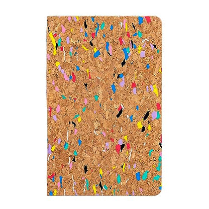 Pukka Pad, Pukka Planet Cork A5 Soft Cover Journal – Casebound Cork Cover Notebook with 160 Pages, 80 Sheets of Recycled FSC Certified 80GSM, 8mm Lined Paper for Home, School & Office, 8.5 x 5.3in - style: Journal